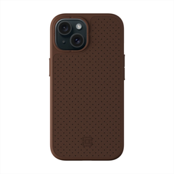 Incipio cru. Stitch Case For Apple iPhone 15 -Brown Faux