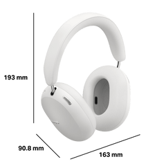 Sonos Ace Ultra Wireless Active Noise Cancelling Over-Ear Headphones - White