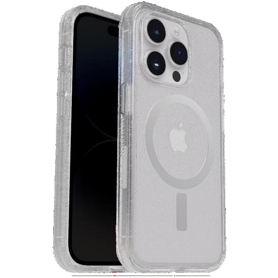 OtterBox Symmetry+ Case For iPhone 15 Pro - Stardust Clear