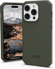 UAG Biodegradable Outback Case For iPhone 14 Pro - Olive