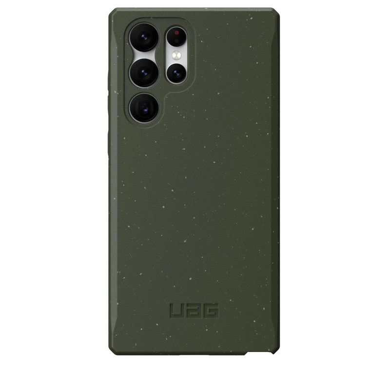 UAG Biodegradable Outback Case For Galaxy S22 Ultra - Olive