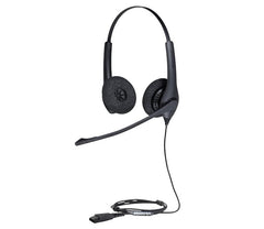 Jabra BIZ 1500 Duo USB-A Corded Stereo Headset - Black