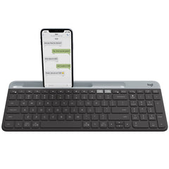 Logitech K580 Slim Multi-Device Wireless Keyboard Bluetooth+USB – Graphite