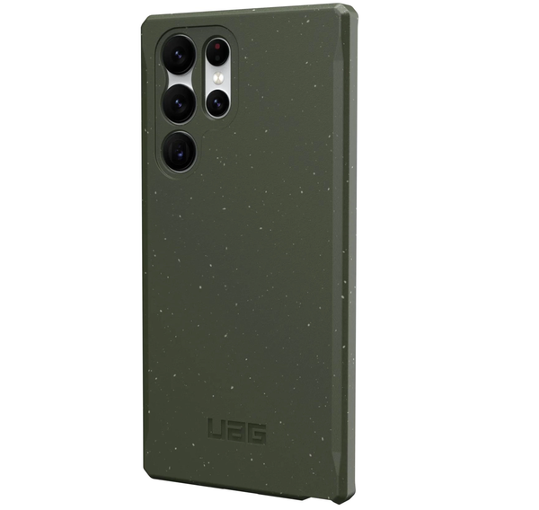 UAG Biodegradable Outback Case For Galaxy S22 Ultra - Olive