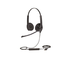 Jabra BIZ 1500 Duo USB-A Corded Stereo Headset - Black