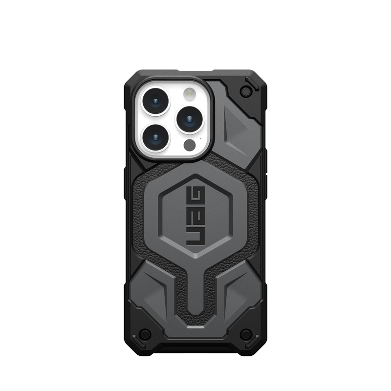 UAG Monarch Pro Magsafe Case For iPhone 15 Pro - Silver