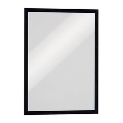 Durable DURAFRAME Self-Adhesive Sign Holder A3 Pack of 2 - Black
