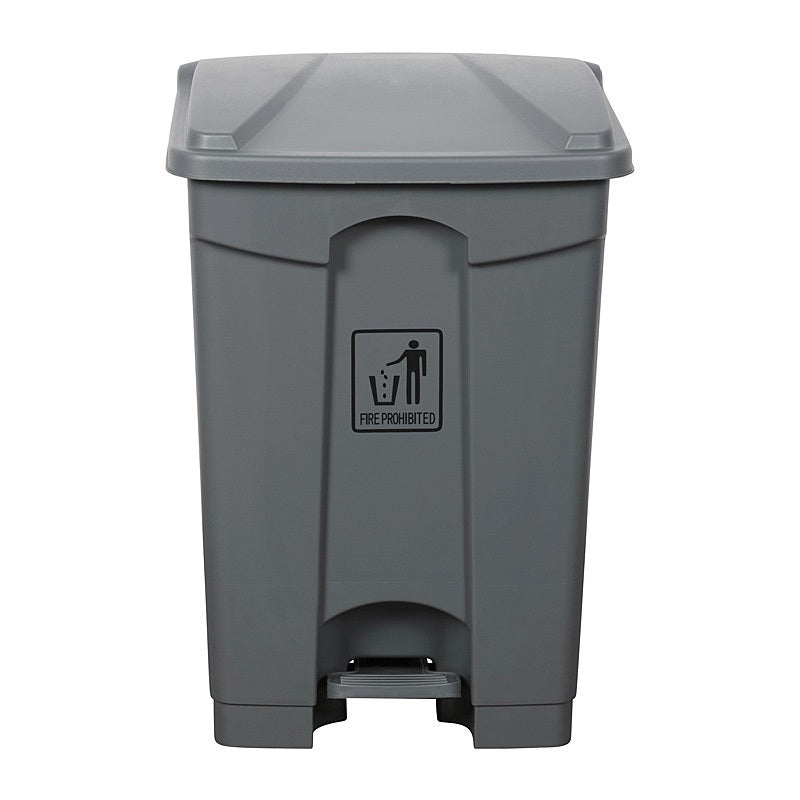 Cleanlink Rubbish Bin With Pedal Lid 45L - Grey