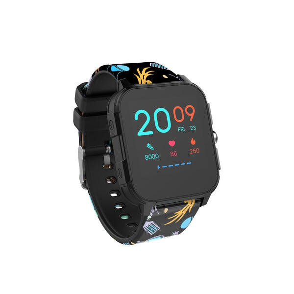 vFitness Momentum 2.0 Smartwatch with Health Tracking - Black