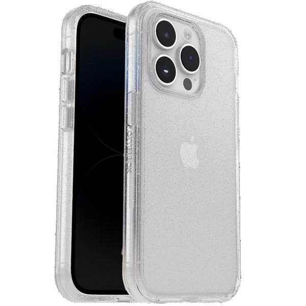 OtterBox Symmetry Case For iPhone 15 Pro - Stardust Clear