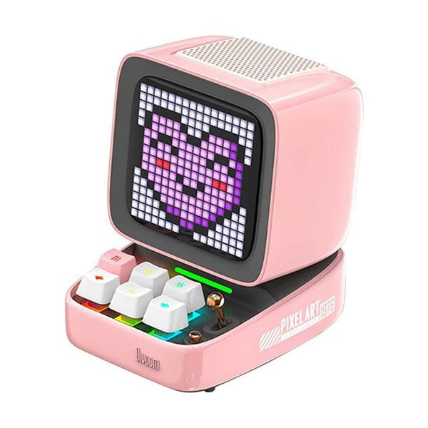 Divoom DITOO PRO Retro Pixelart 15-Watt Bluetooth Speaker - Pink