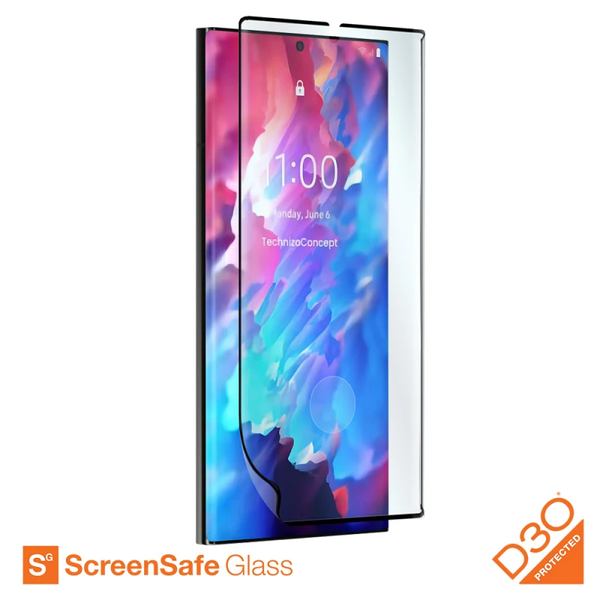 EFM ScreenSafe Screen Protector w/ D3O For Samsung Galaxy S23 Ultra