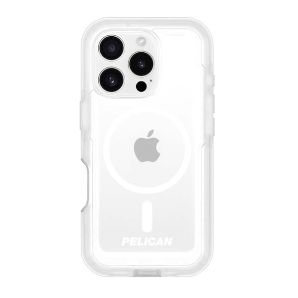 Pelican Voyager MagSafe Case w/ Holster For iPhone 16 Pro Max - Clear