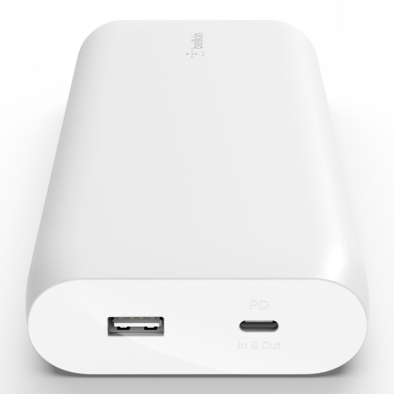 Belkin BoostCharge 20000mAh USB-C Power Bank - White