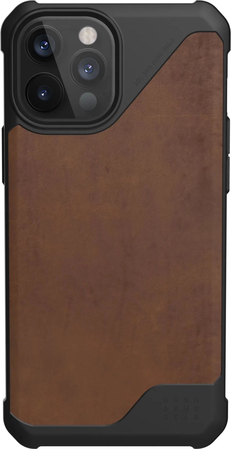 UAG Metropolis LT Case For Apple iPhone 12Pro Max - LTHR ARMR Brown
