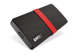 Emtec X200 512 GB Portable Rugged SSD External - Black