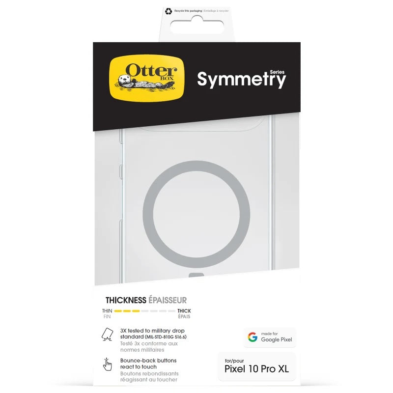 OtterBox Symmetry Case w/ Magnets For Google Pixel 10 Pro XL - Clear