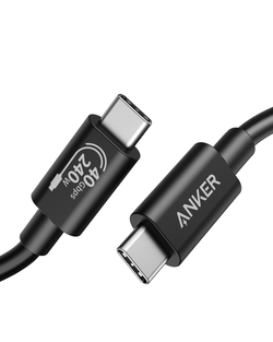 Anker 515 USB-C to USB-C 40 Gbps 240W USB 4.0 Cable - Black