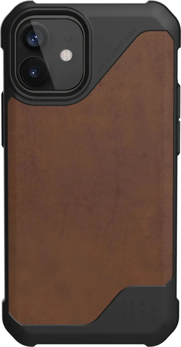 UAG Metropolis LT Case For Apple iPhone 12 Mini - LTHR ARMR Brown