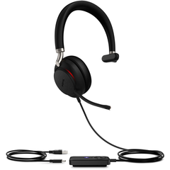 Yealink UH38 Dual Mode USB and Bluetooth Headset - Black