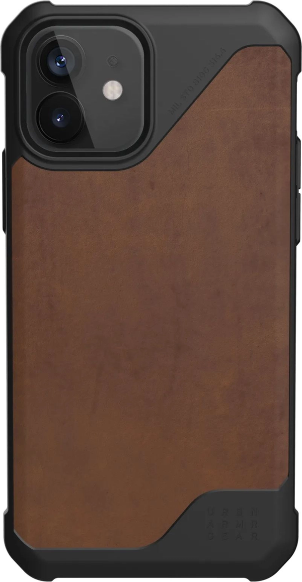 UAG Metropolis LT Case For Apple iPhone 12/12Pro - LTHR ARMR Brown
