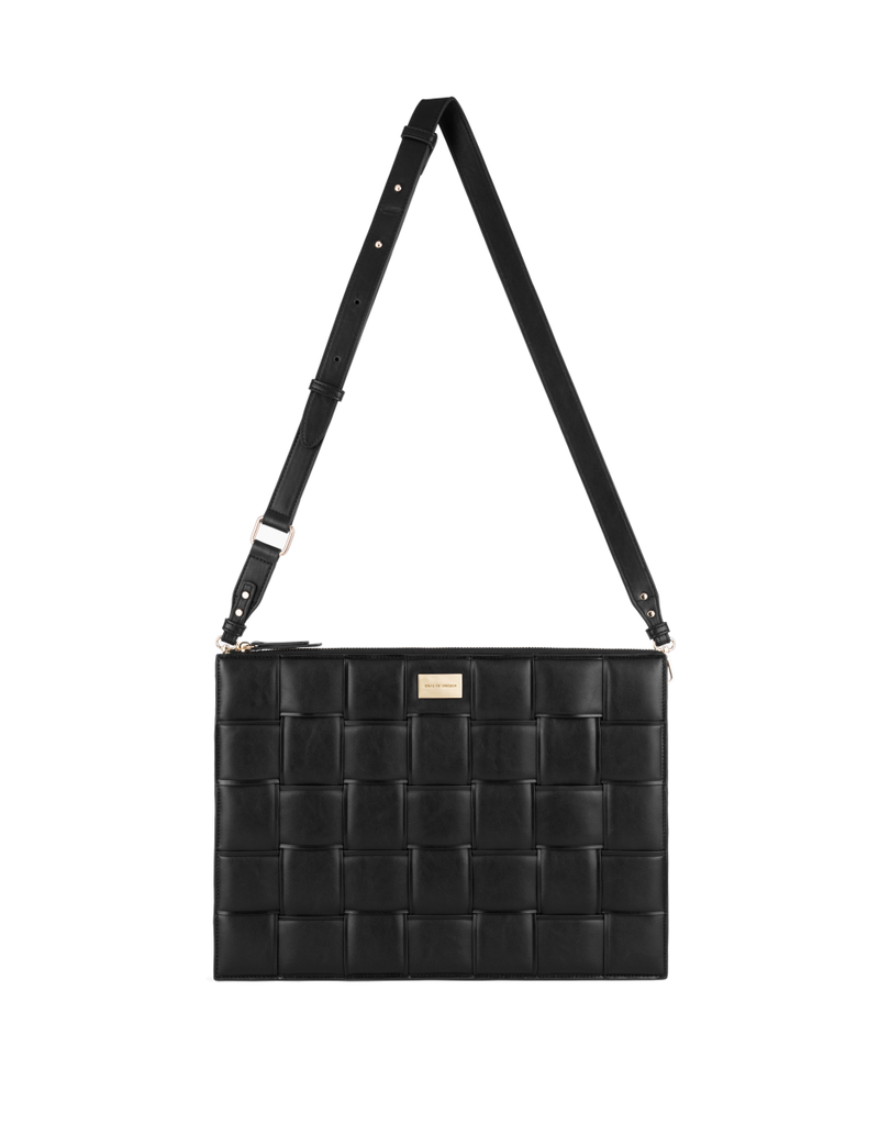 Ideal of Sweden 13" Laptop Braided Sleeve - Smooth Noir