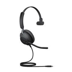 Jabra Evolve2 40 SE USB-C MS Mono Wired Headset – Black