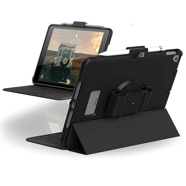 UAG Scout Apple iPad 10.2" Handstrap Case - Black