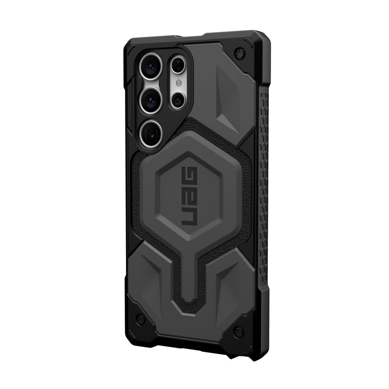 UAG Monarch Pro Case For Samsung Galaxy S23 Ultra - Silver