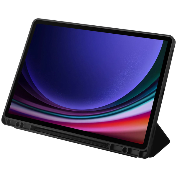 OtterBox React Folio Case For Samsung Galaxy Tab S9 Plus 12.4" - Black