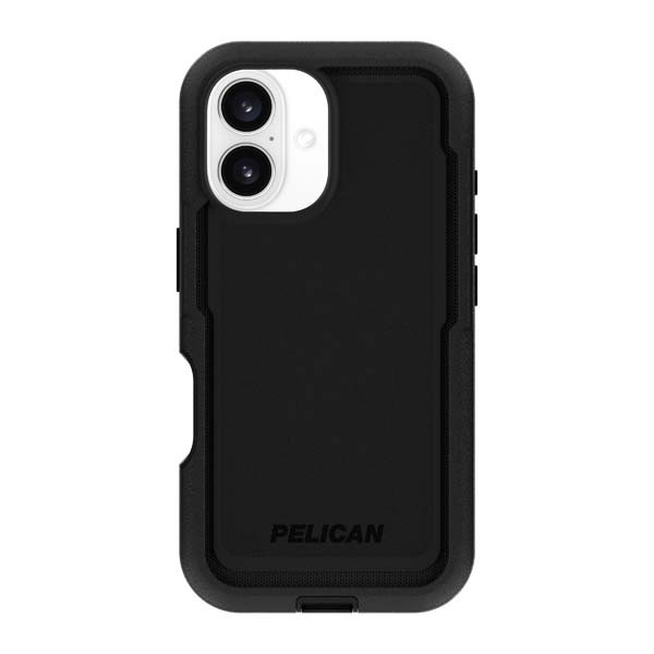 Pelican Voyager MagSafe Case w/ Holster For iPhone 16 - Black