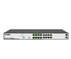 D-Link 18-Port Gigabit PoE Switch - Black