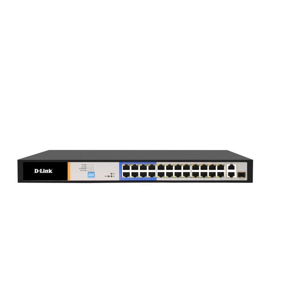 D-Link 26-Port PoE Switch w/ 24 PoE Ports - Black