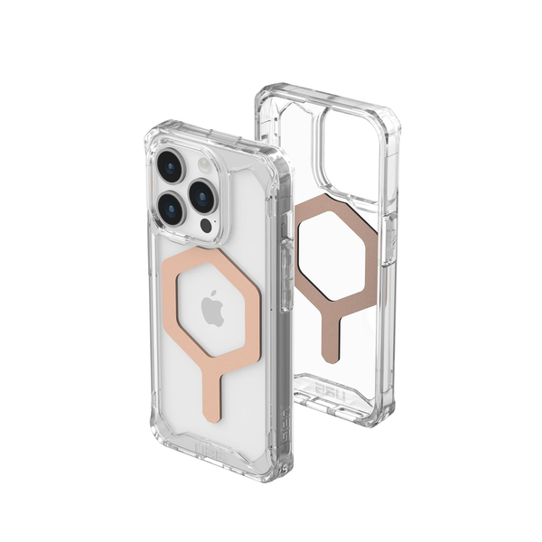 UAG Plyo Magsafe Case For iPhone 15 Pro - Ice/Rose Gold