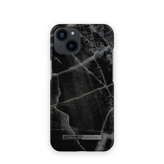 Ideal of Sweden Fashion Case For iPhone 13 - Black Thunder Marble