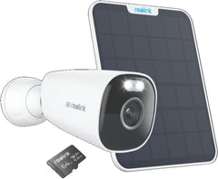 Reolink Argus Eco Ultra 4K WiFi Battery Camera Solar Panel 2 64GB - White
