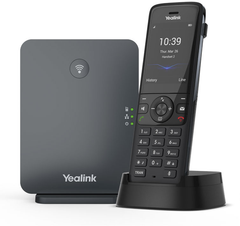 Yealink W78P Wireless DECT Solution w/ W70B Base Station - Black