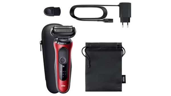 Braun Series 6 Shaver with AutoSense - Red