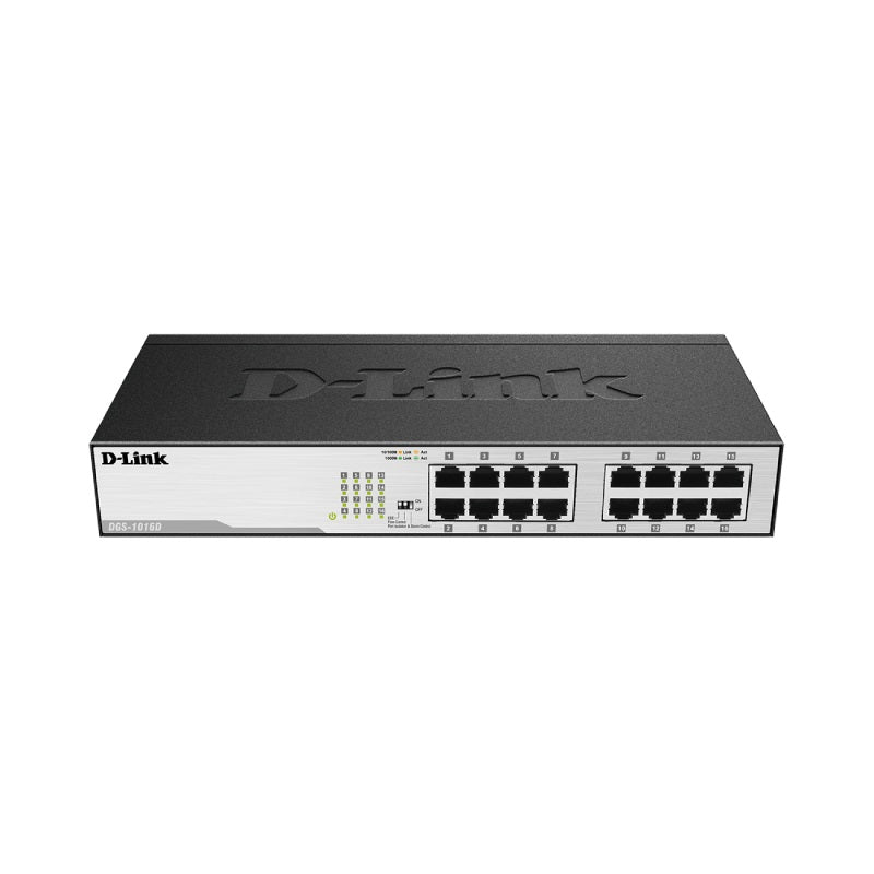 D-Link 16-Port Gigabit Unmanaged Switch - Black