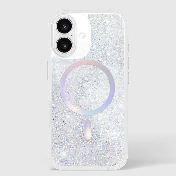 Kate Spade MagSafe Case For iPhone 16 - Liquid Glitter