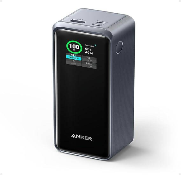 Anker Prime 27K 250W PD 3.1 Power Bank - Black