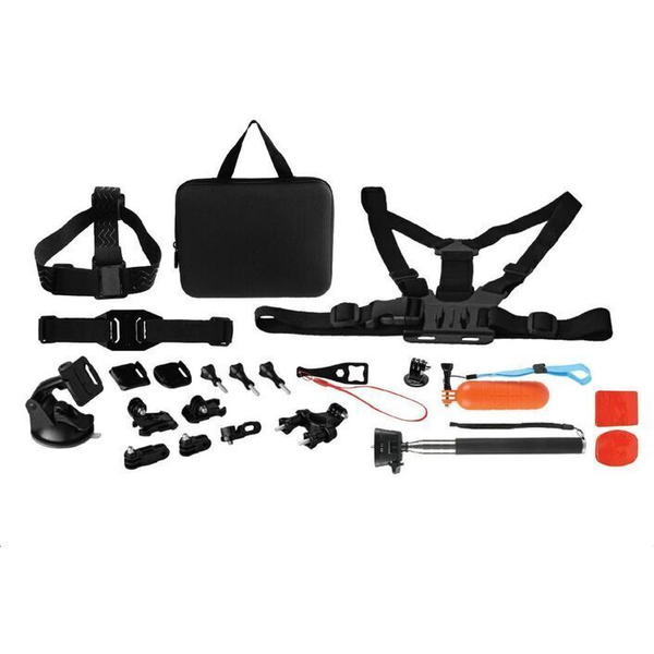 Vivitar Action Camera Accessory Kit - Black