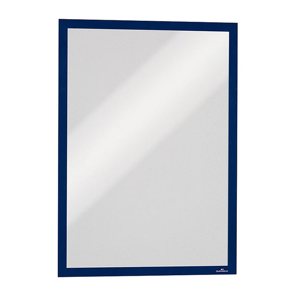 Durable DURAFRAME A3 Self-Adhesive Sign Holder Pk 2 – Navy