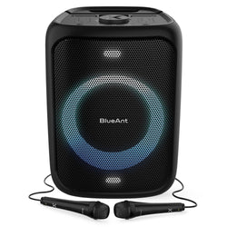 BlueAnt X5 Portable 60W Party Bluetooth Karaoke Speaker - Black