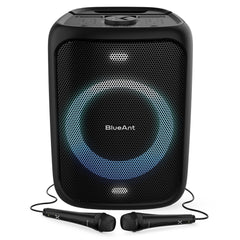 BlueAnt X5 Portable 60W Party Bluetooth Karaoke Speaker - Black