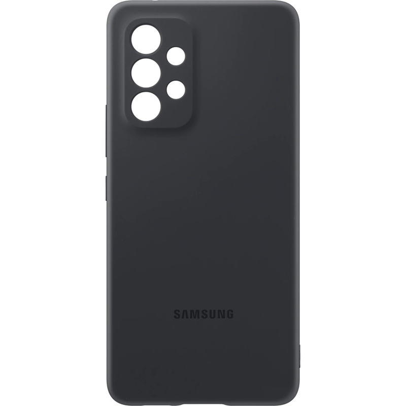 Samsung Silicon Cover For Galaxy A53 5G - Black