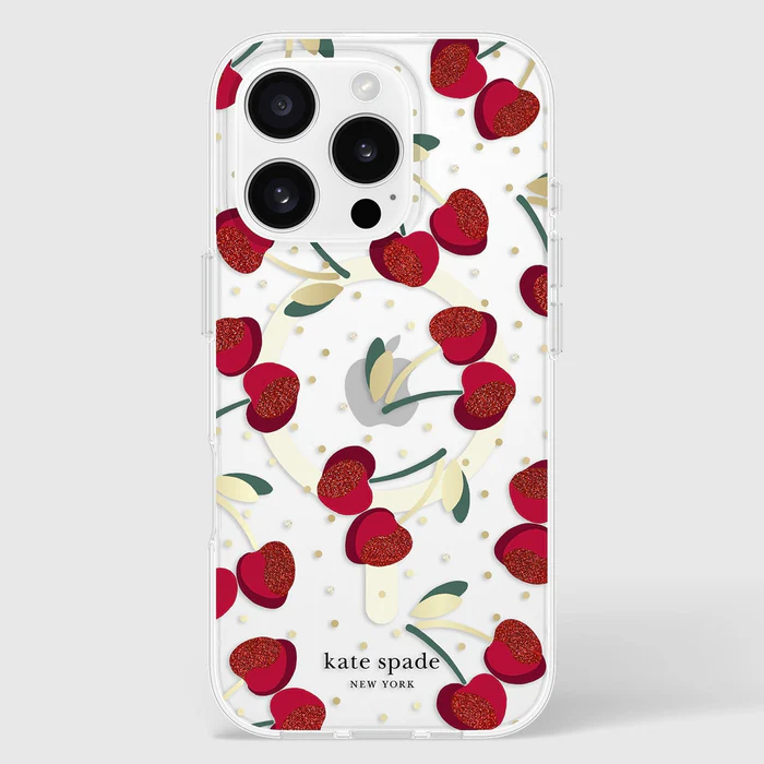 Kate Spade MagSafe Case For iPhone16 Pro - Cherry Dot