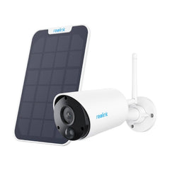 Reolink Argus Eco 2K WiFi Battery Solar Security Camera Bundle - White