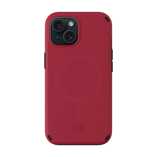 Incipio Duo MagSafe Case For Apple iPhone 15 - Crimson/Black