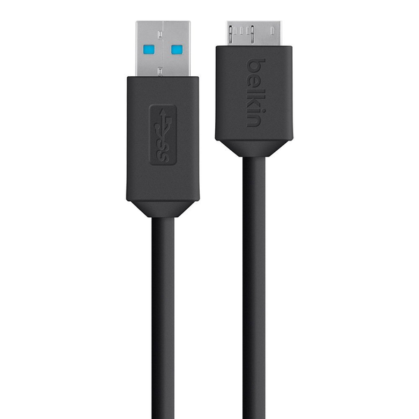 Belkin SuperSpeed USB-A 3.0 to Micro-B Cable - Black